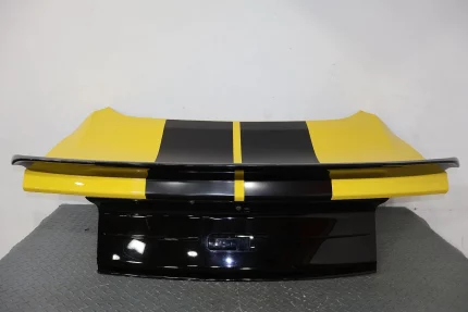 15-20 Ford Mustang GT Rear Trunk/Deck Lid W/ Aftermarket Spoiler (Yellow/Black)